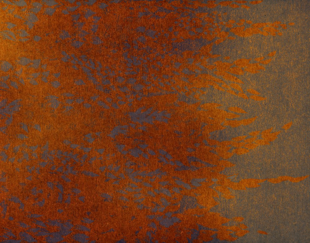 Abstracte roeststroom door Josie George