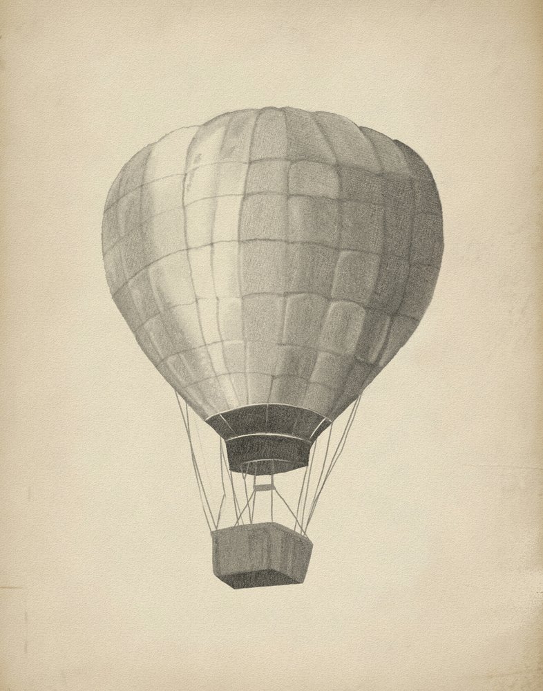 Vintage parachute door Josie George