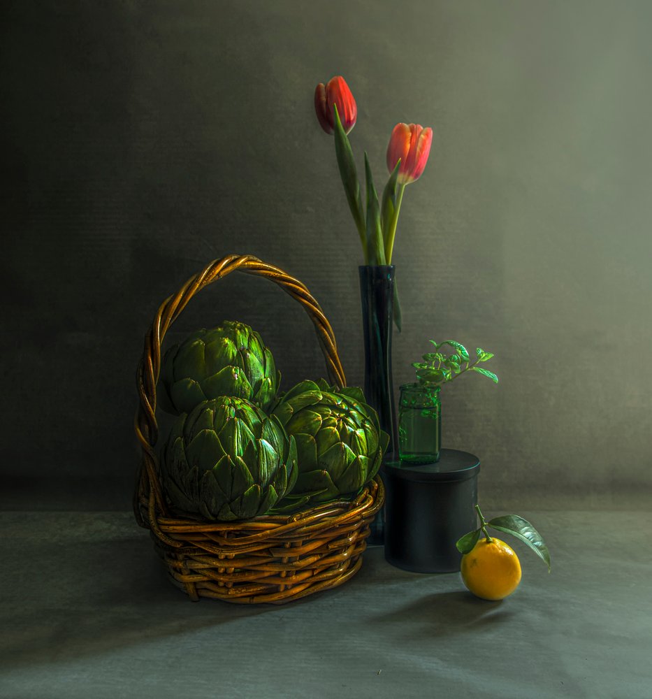Artisjokken, rustiek, stil door Judy Tseng