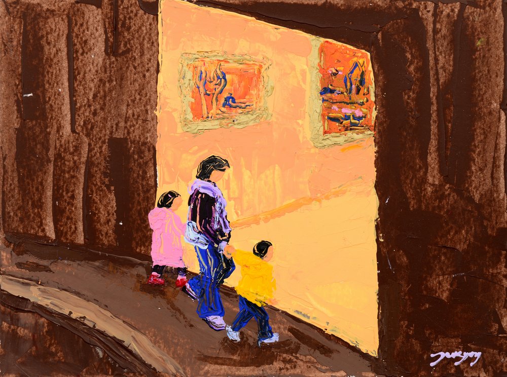 Bezoek aan de familiegalerij door Jukyong Park