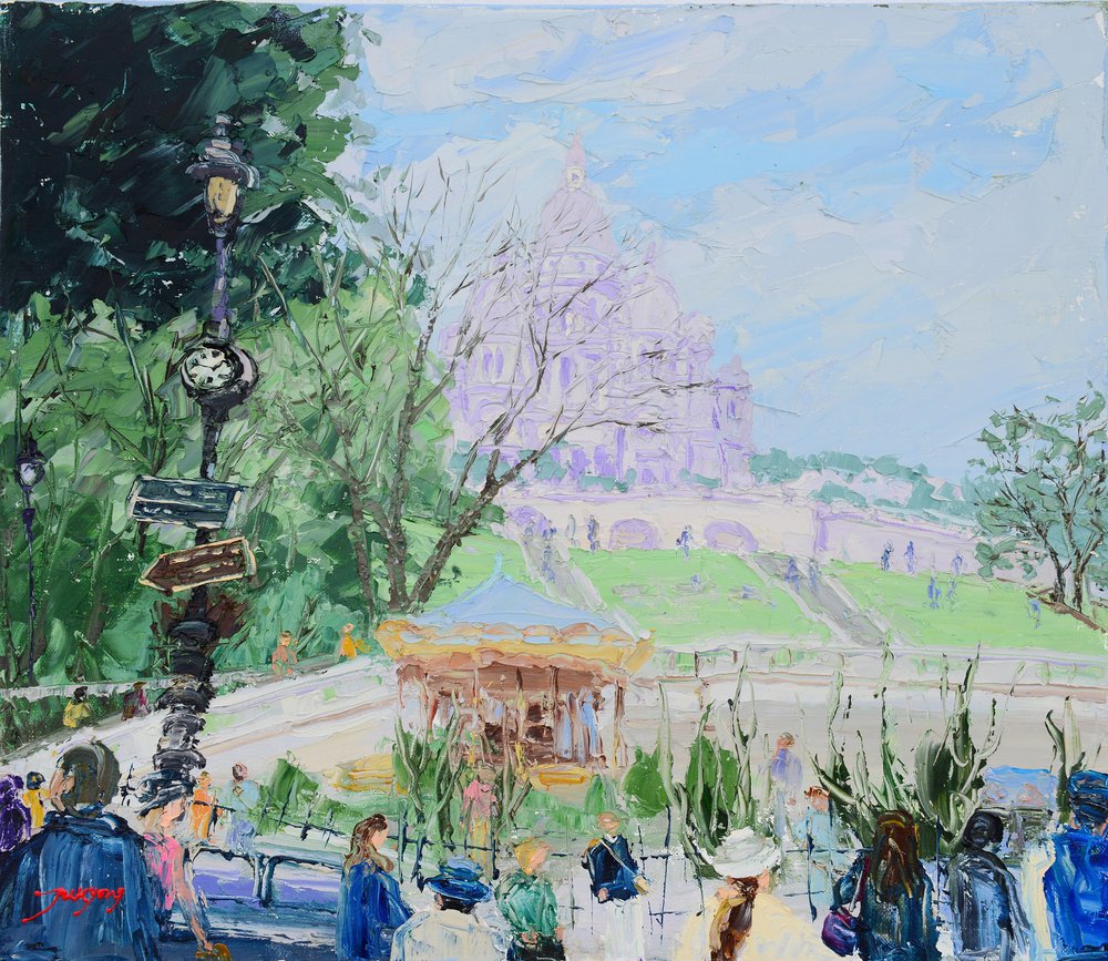 Sacre Coeur Montmartre Carrousel door Jukyong Park