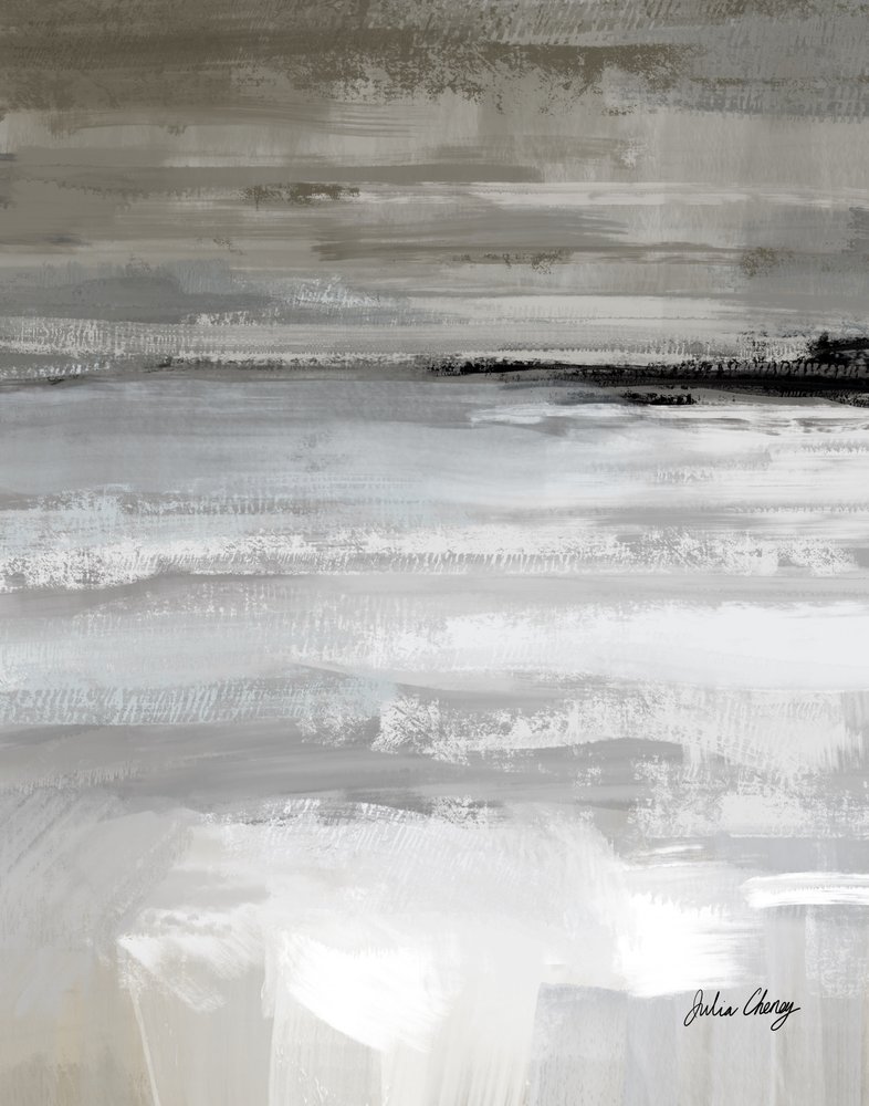 Landschap met gedempte horizon door Julia Cheney