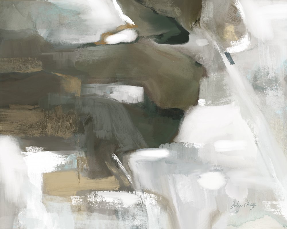 Rustig, neutraal, abstract door Julia Cheney