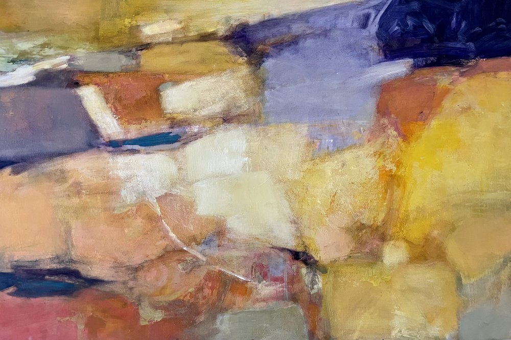 Levendige abstracte velden door Julia Purinton
