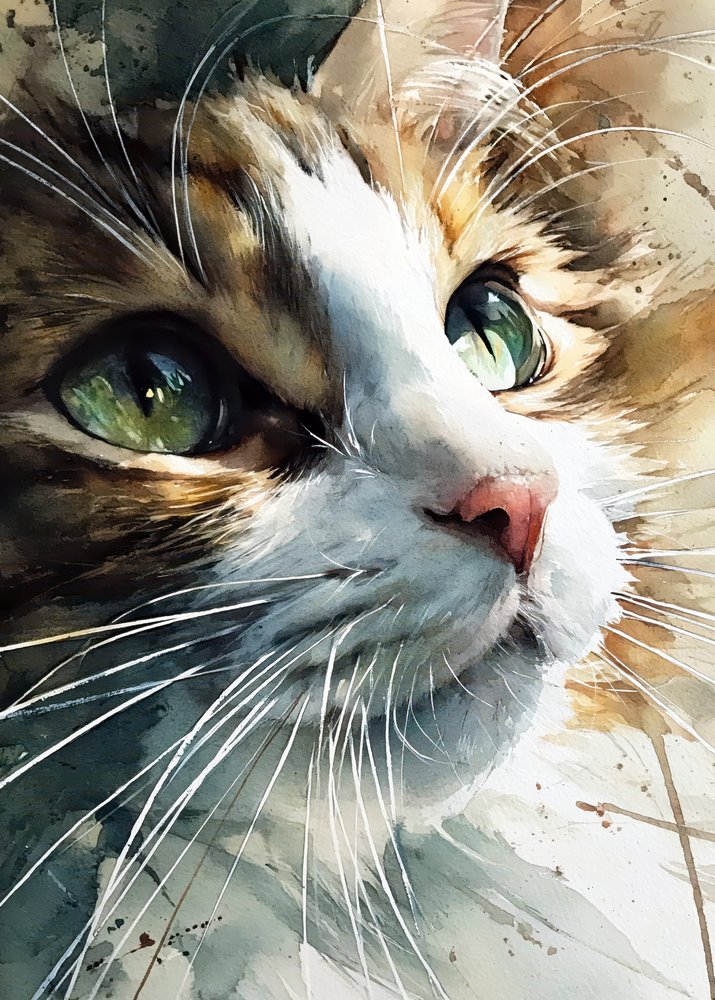 Nieuwsgierige kattenogen door Justyna Jaszke