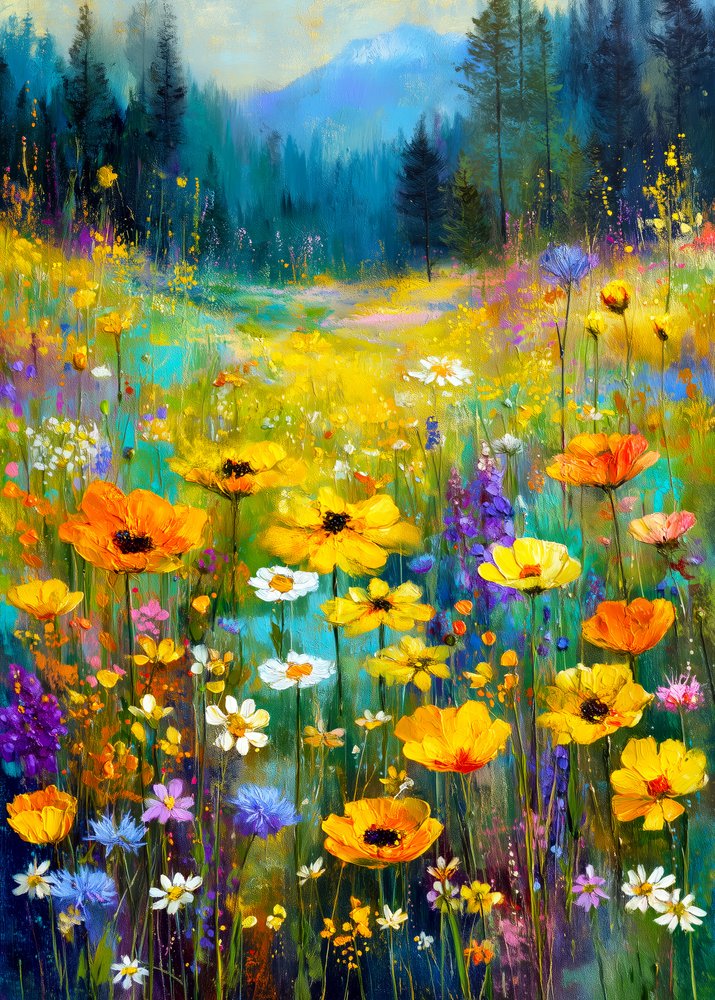 Rust op de Wildflower Mountain door Justyna Jaszke