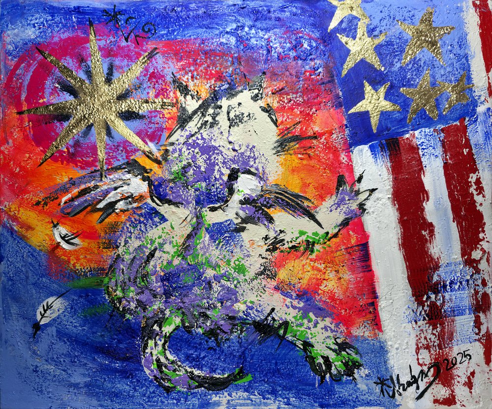 Amerikaanse Spirit Animal Star door Kanat Ibragimov
