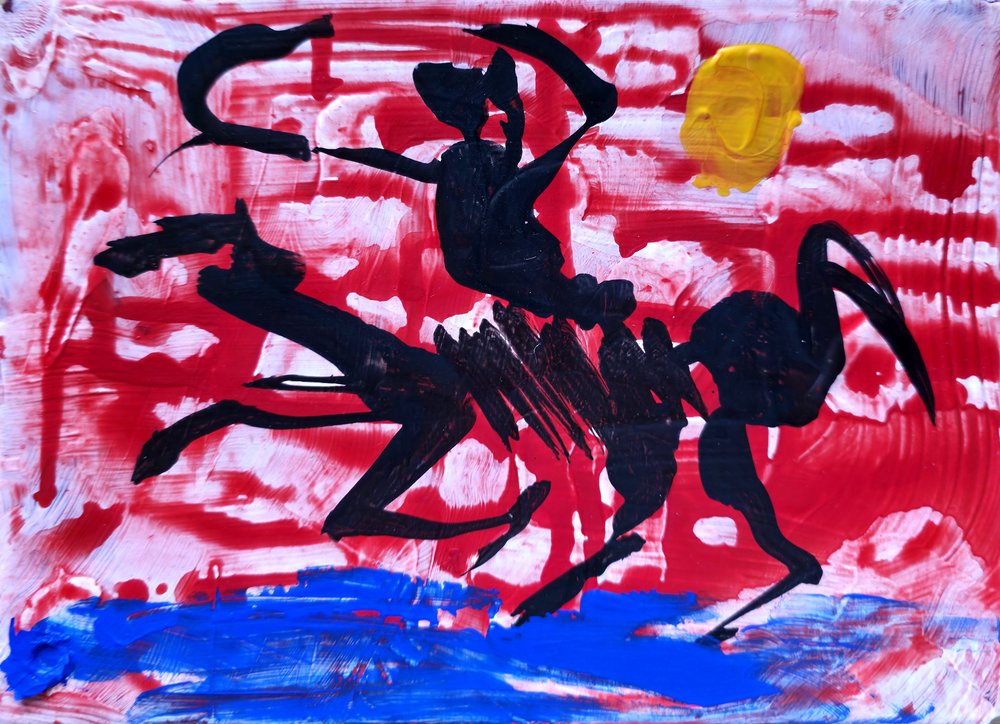 Primal Rider-gevecht door Kanat Ibragimov