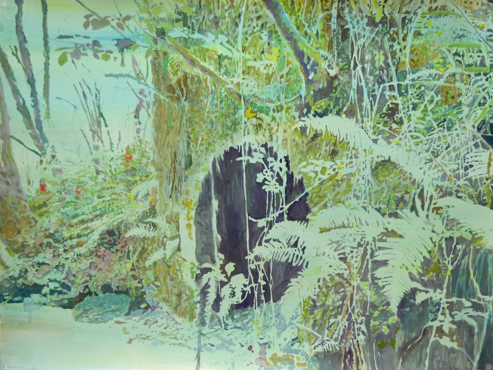 Diepgroene bosgroen door Karin Bos