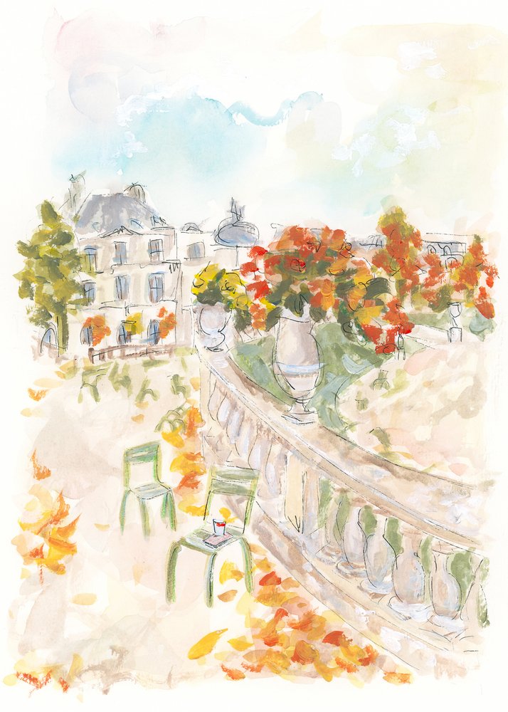De Jardin du Luxembourg door Katharina Puritscher