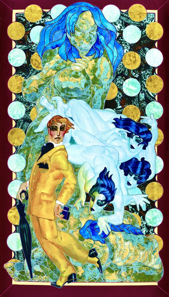 Golden Man Fantastische figuren door Kostyantin Malginov