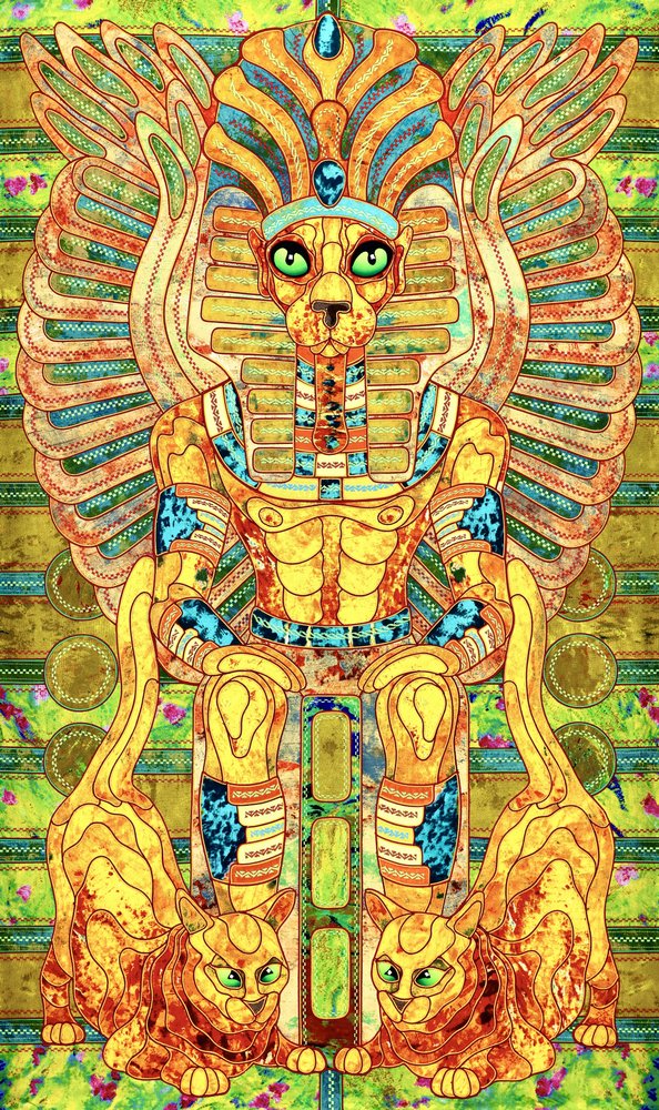 Levendige Egyptische godheid door Kostyantin Malginov