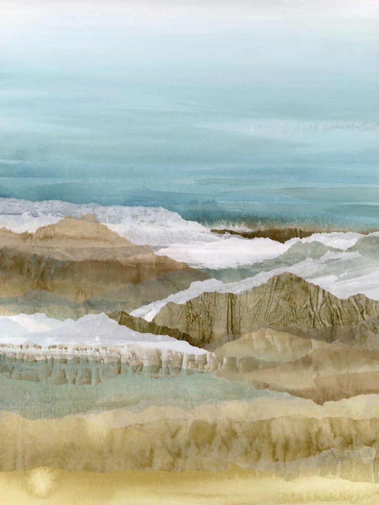 Abstracte berglagen door Lara Eckerman