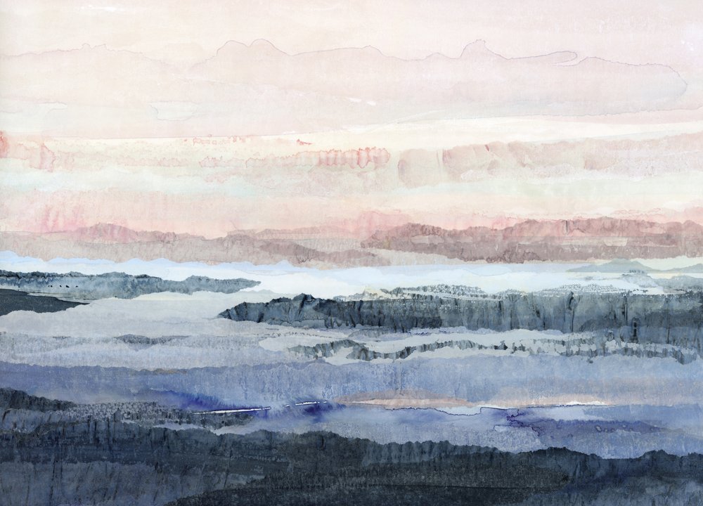 Dromerige bergtinten door Lara Eckerman