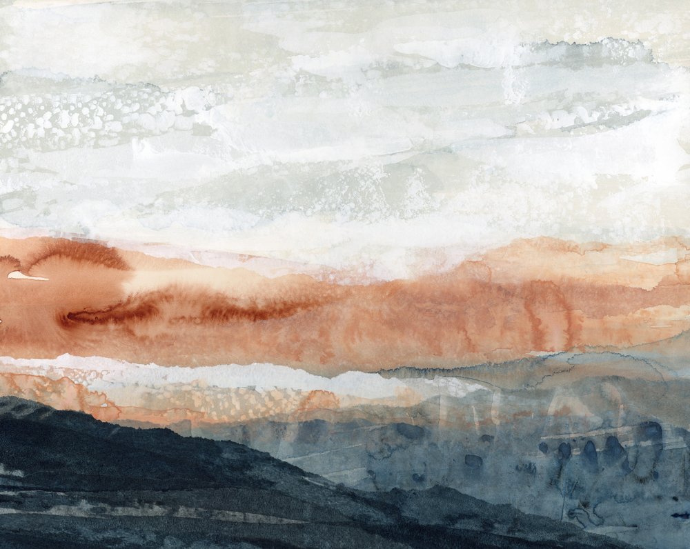 Aardse horizon – Abstrakt door Lara Eckerman