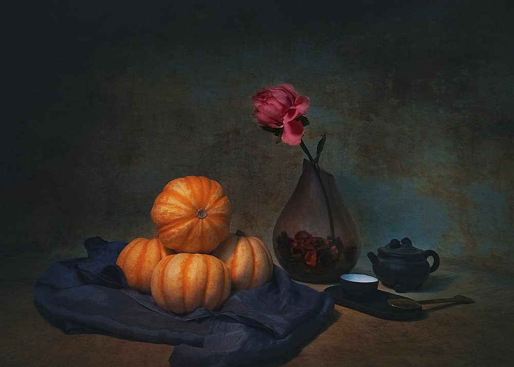 Gezellig herfststilleven door Liu Xing