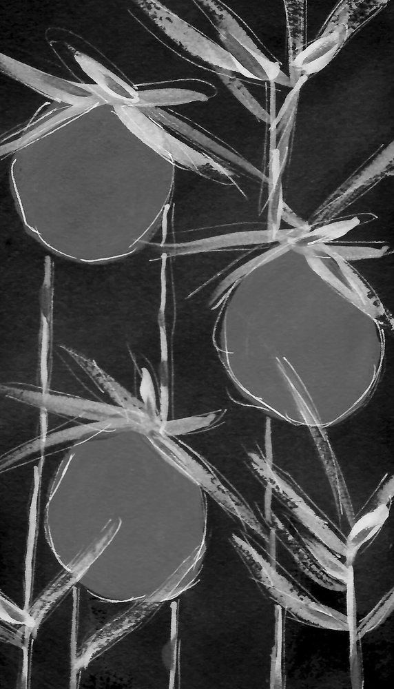 Abstracte botanische vormen door Lori Ann Folz