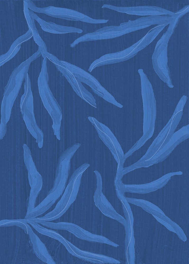 Deep Blue Botanicals door Lori Ann Folz
