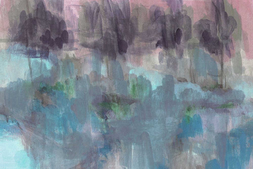Dromerig abstract landschap door Lori Ann Folz