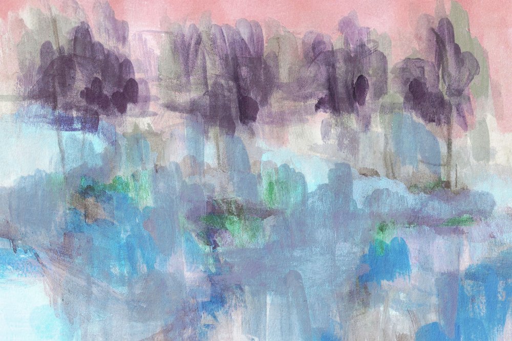 Dromerig abstract landschap door Lori Ann Folz