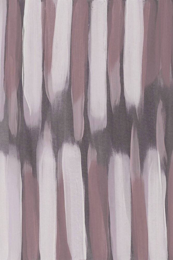 Abstracte schilderij met gedempte penseelstreken door Lori Ann Folz