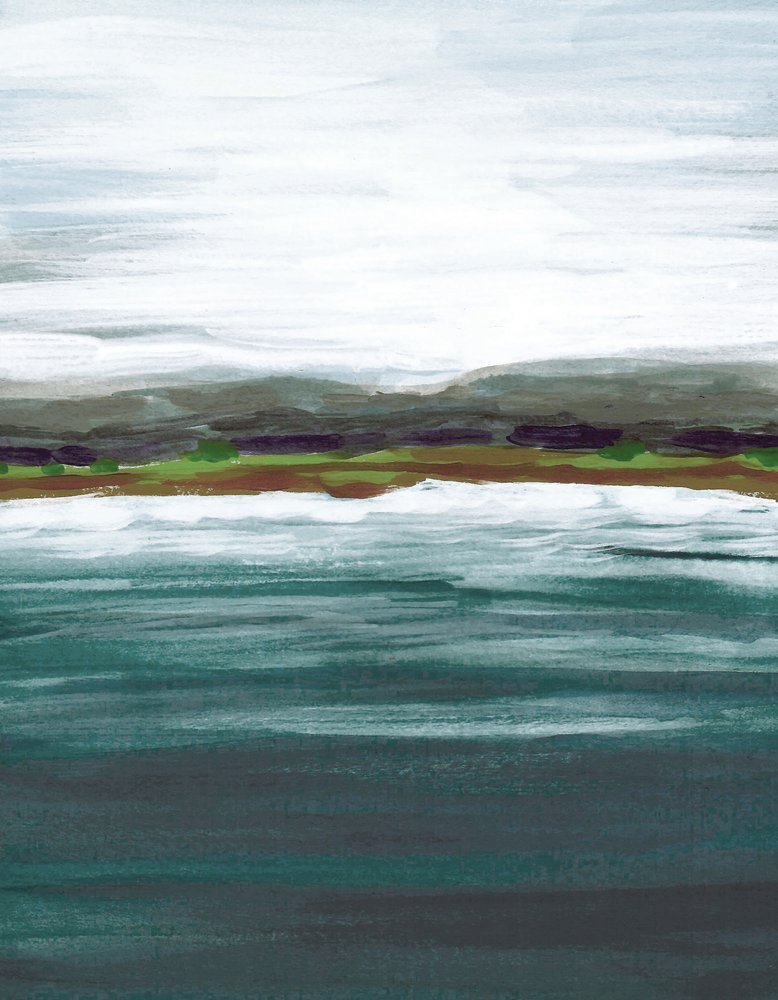 Serene Lake Horizon door Lori Ann Folz