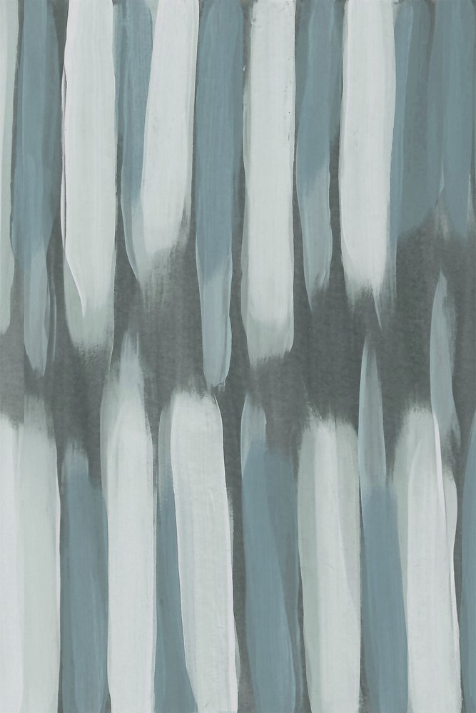 Verticale penseelstreken – Abstract door Lori Ann Folz