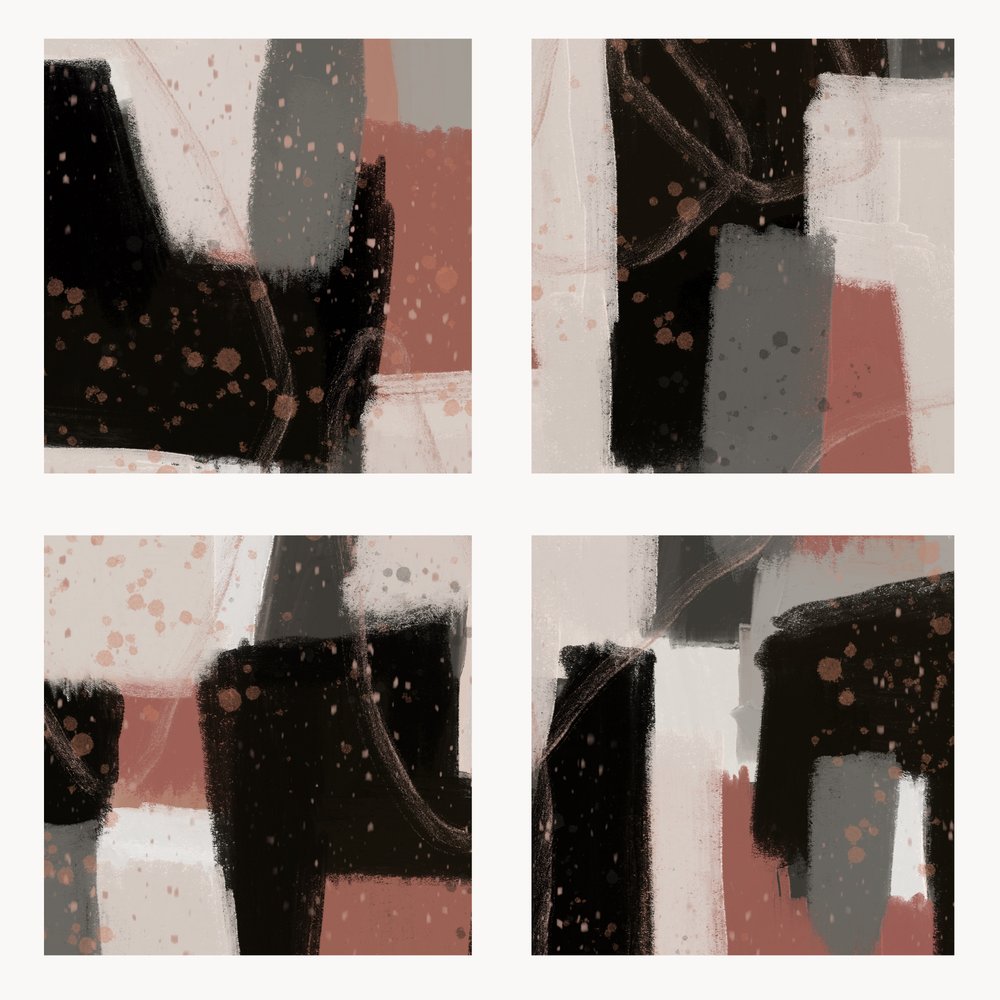 Abstracte aardetinten door MANSI SAXENA