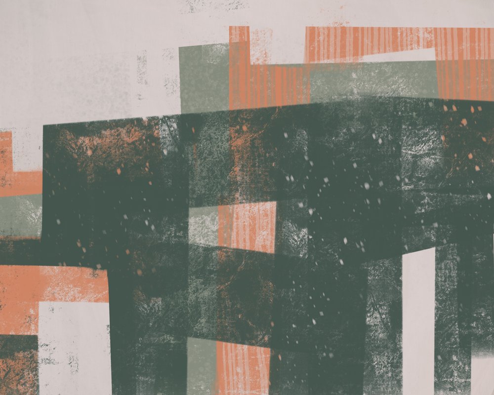 Abstracte geometrische lagen door MANSI SAXENA