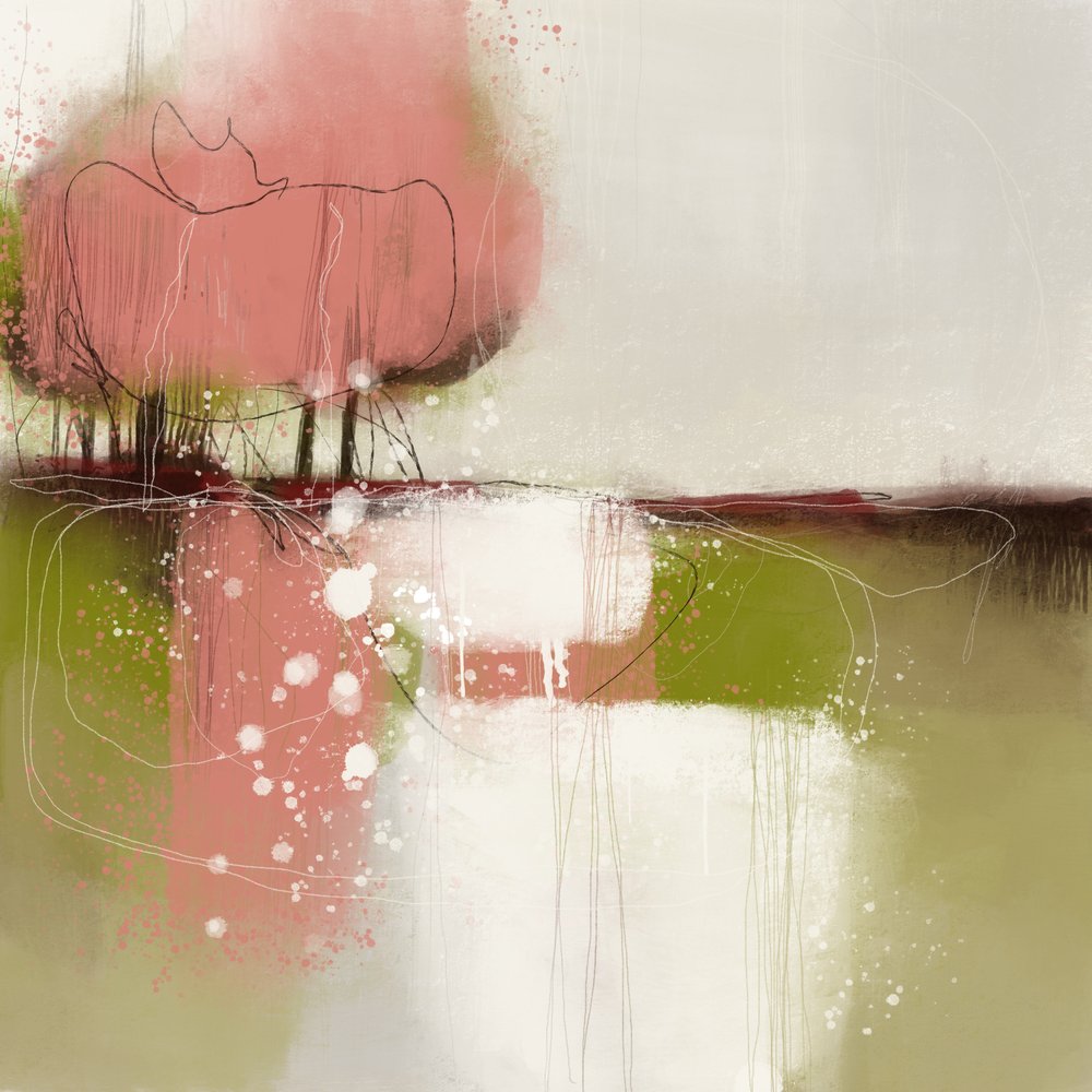 Rustig abstract landschap door MANSI SAXENA