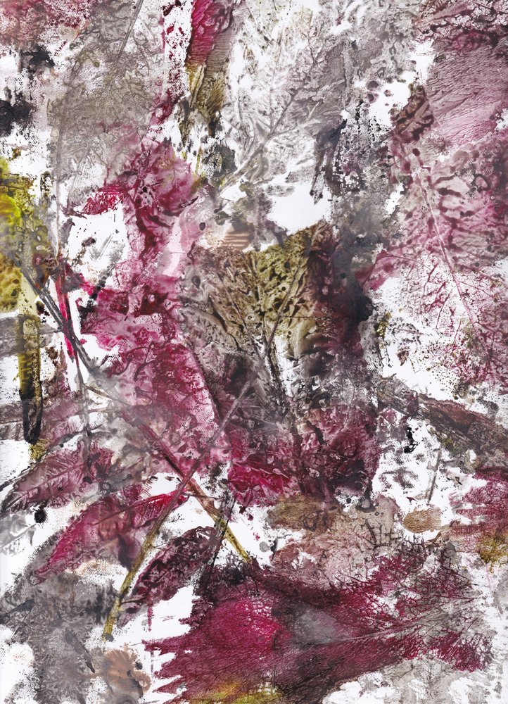 Crimson Botanische afdrukken door Maira Ribena