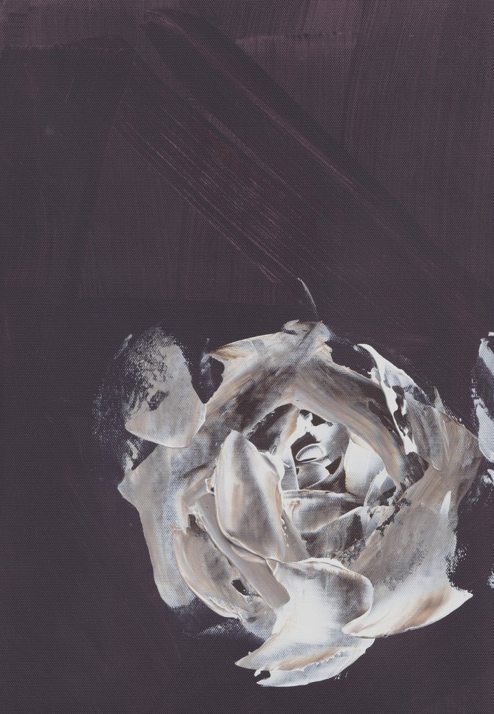 Donkere abstracte roos door Maira Ribena
