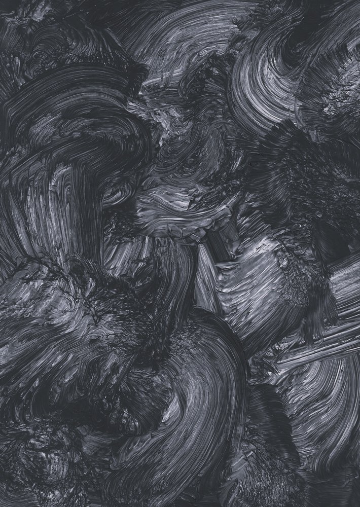 Dynamisch grijs abstract door Maira Ribena