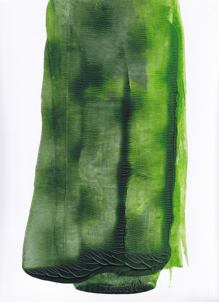 Vloeibaar groen – Abstract door Maira Ribena