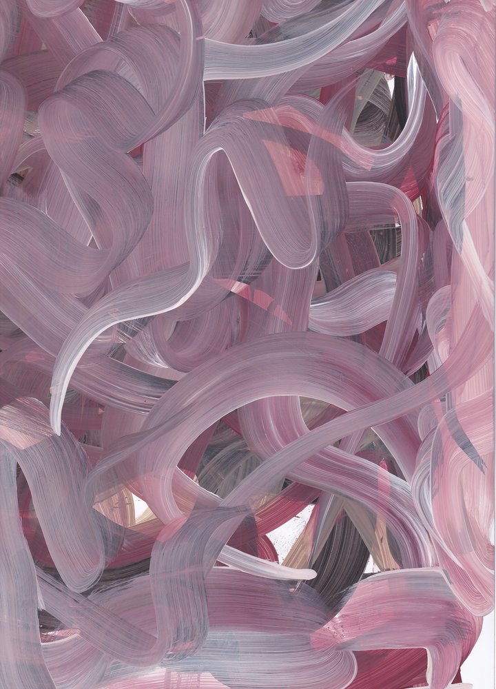 Zacht wervelend abstract door Maira Ribena