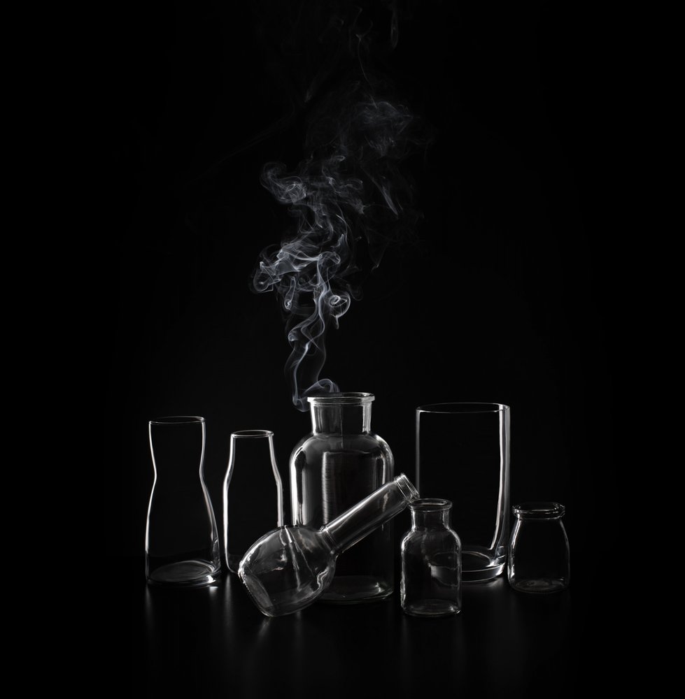 Rising Smoke-glaswerk door Margareth Perfoncio