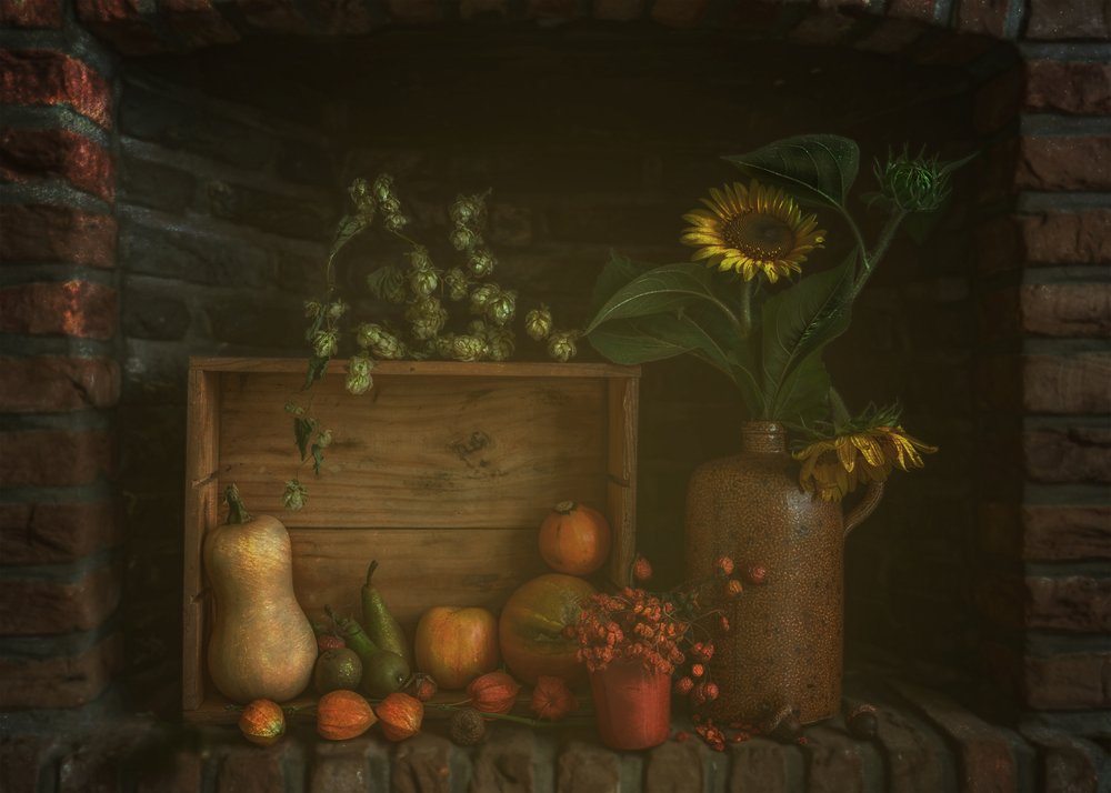 Rustiek herfststilleven door Marie-anne Stas