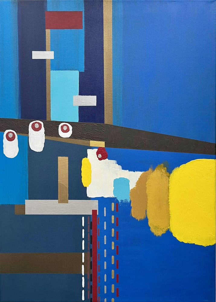 Gedurfde abstracte geometrie door Marina Kozyr