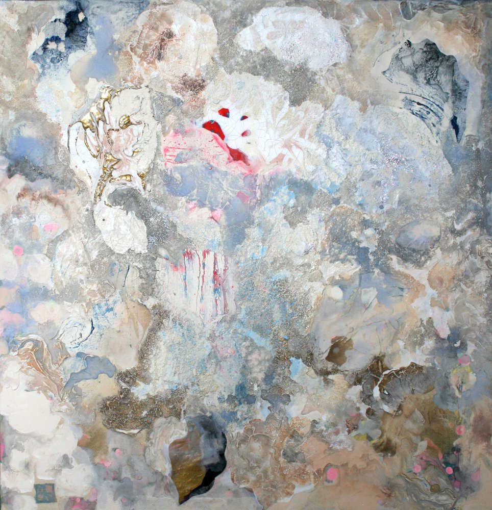 Etherisch glinsterend abstract door Marina Nelson