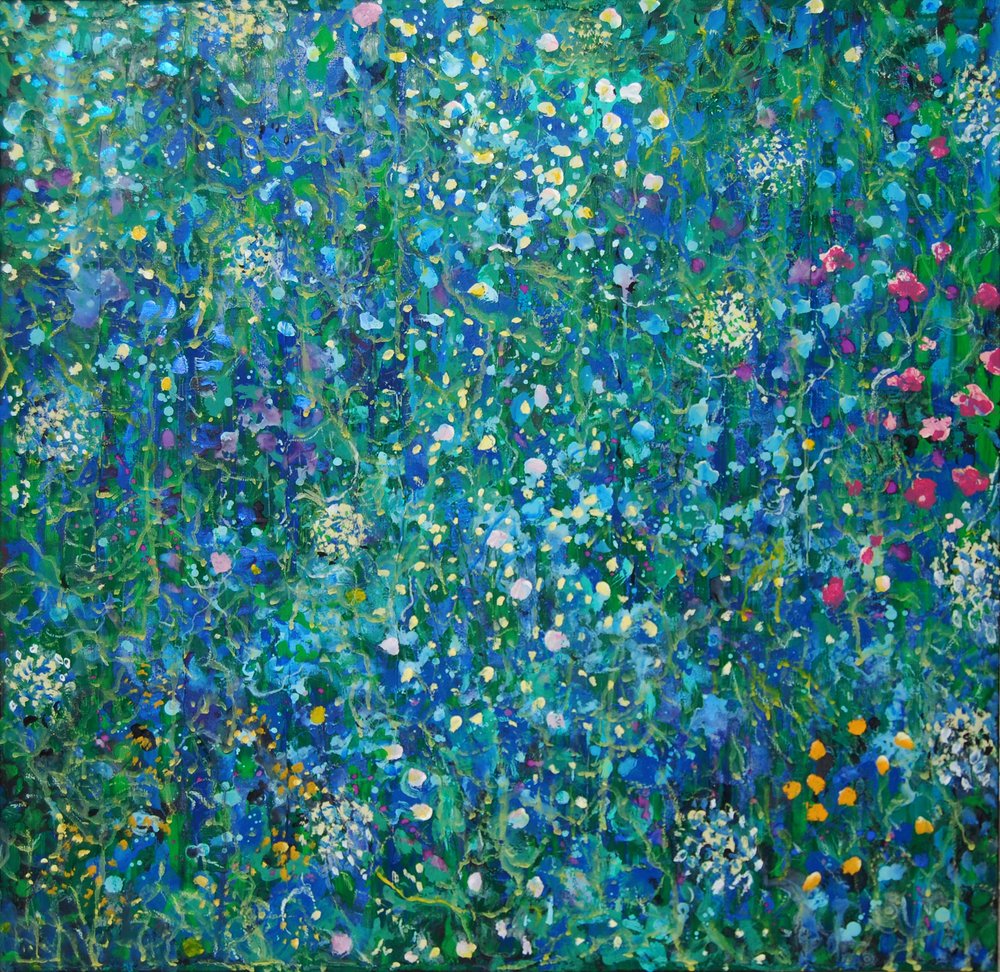 Kleurrijke bloemenweide door Marina Nelson