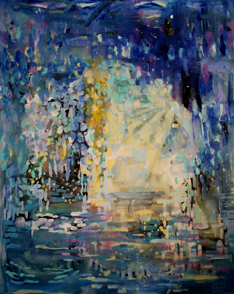 Levendige waterweerspiegelingen door Marina Nelson