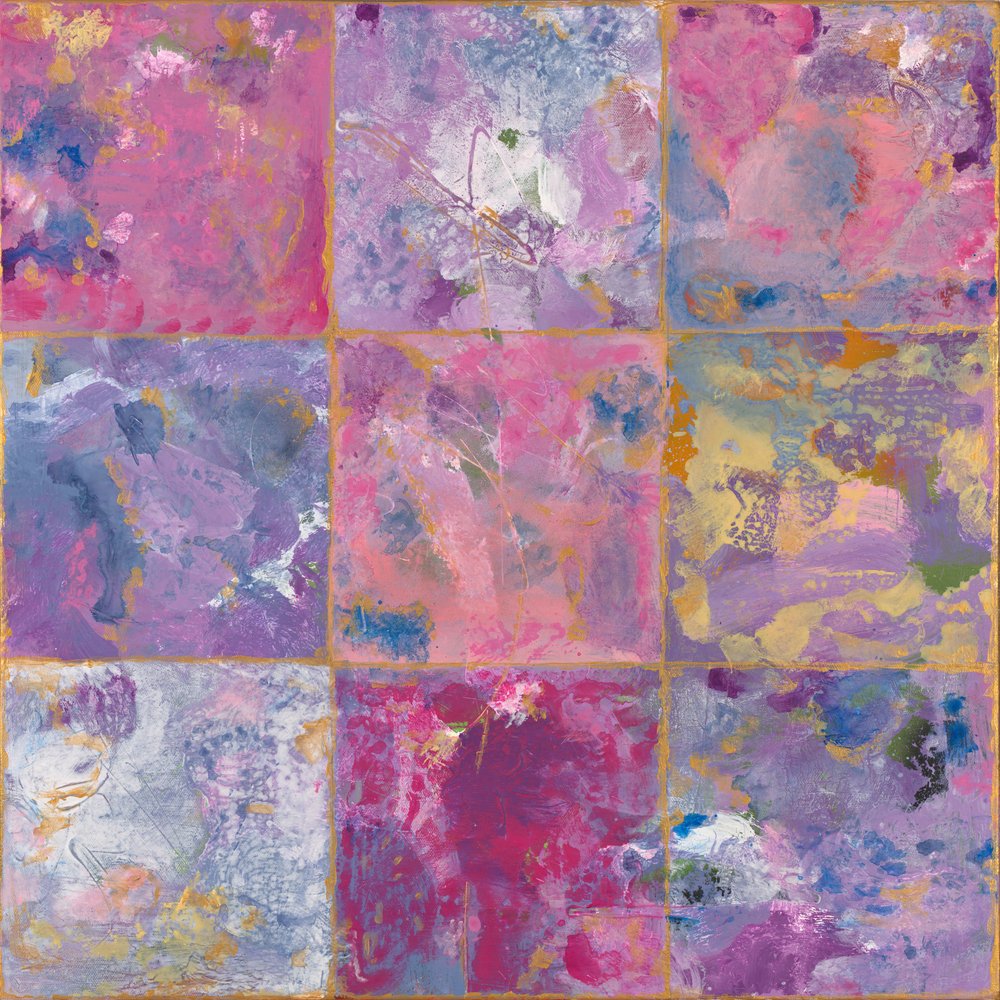 Abstracte kleurenraster door Marisol Evora