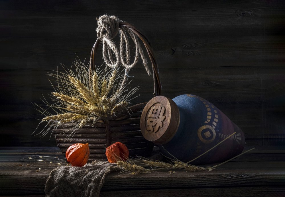 Rustiek herfststilleven door Marsha Ma