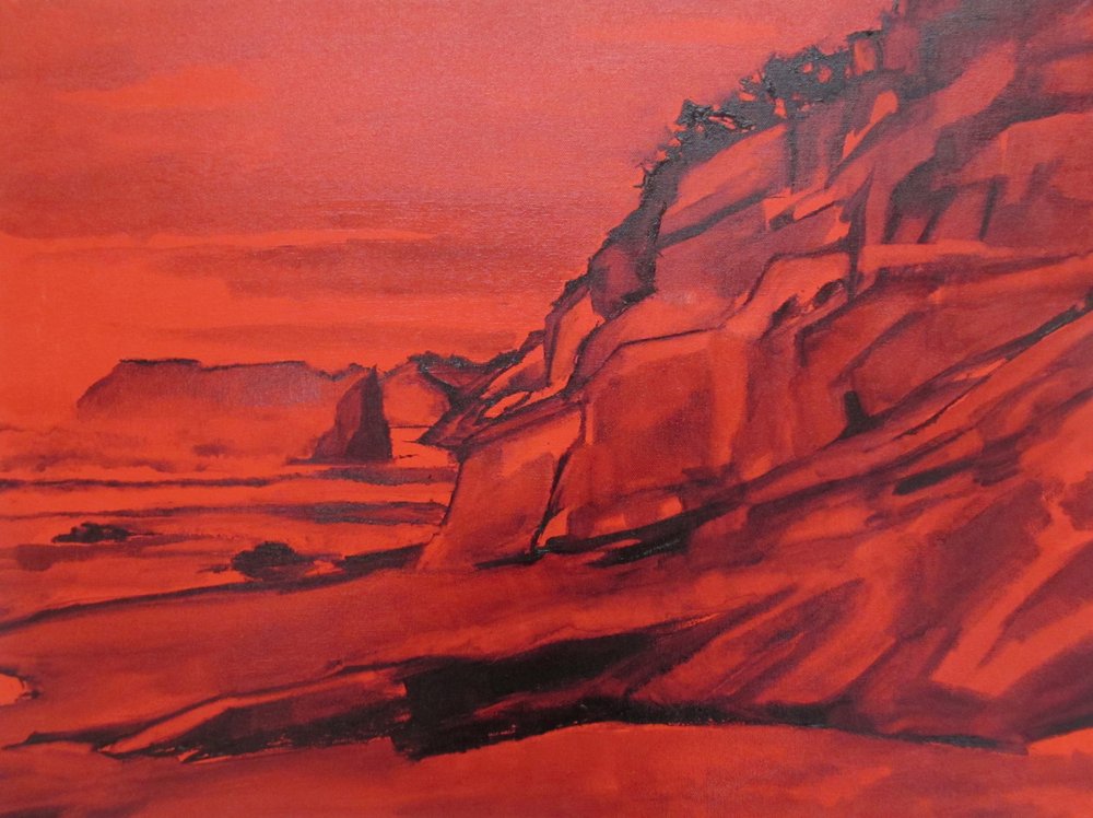 Rode Mars-kust door Maxine Shore