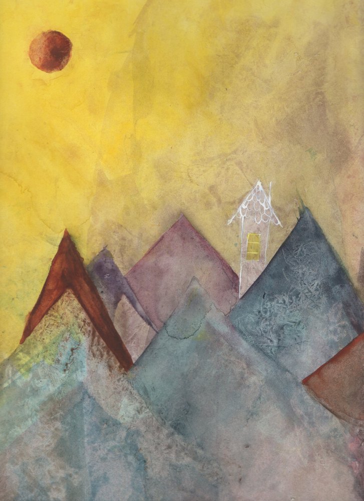 Golden Mountain Home door May Hilma