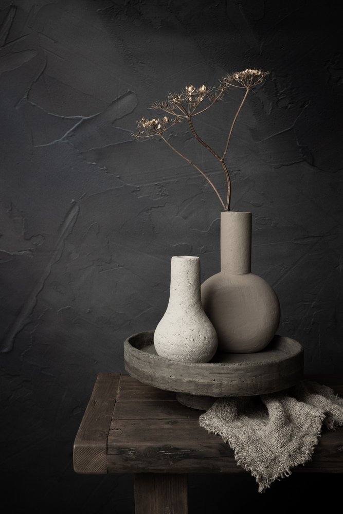 Stilleven met gedroogde bloemen door Mayra Pama