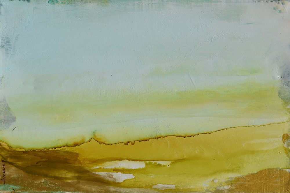 Rustig abstract landschap door Natalie Avondet
