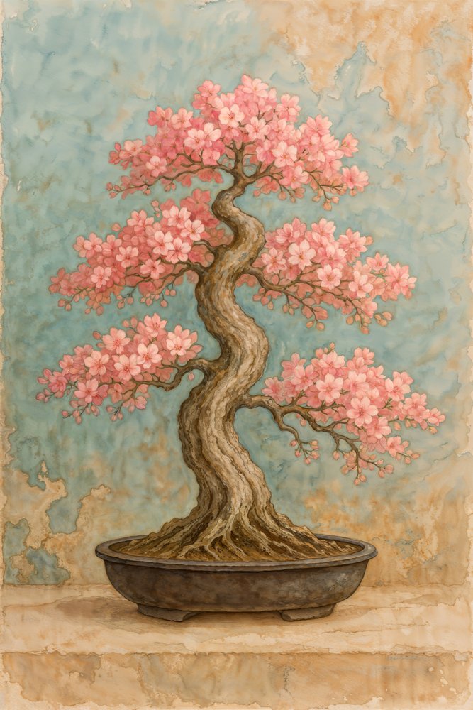 Kersenbloesem-bonsai door Natalie Bruns