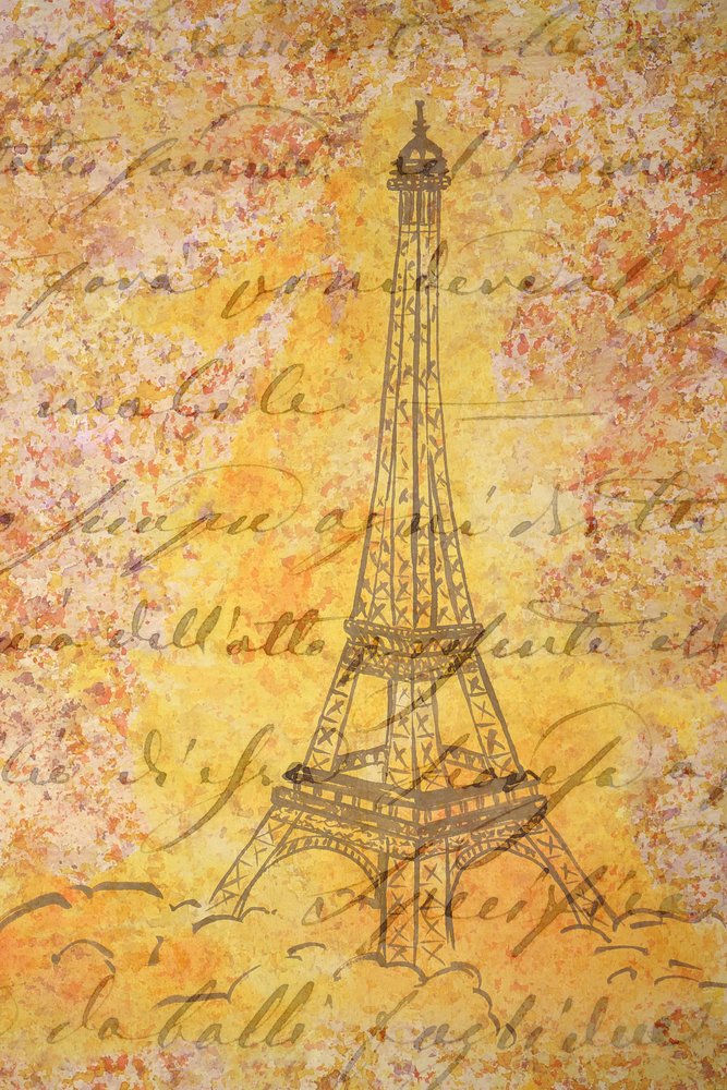 Eiffeltoren-script door Natalie Bruns