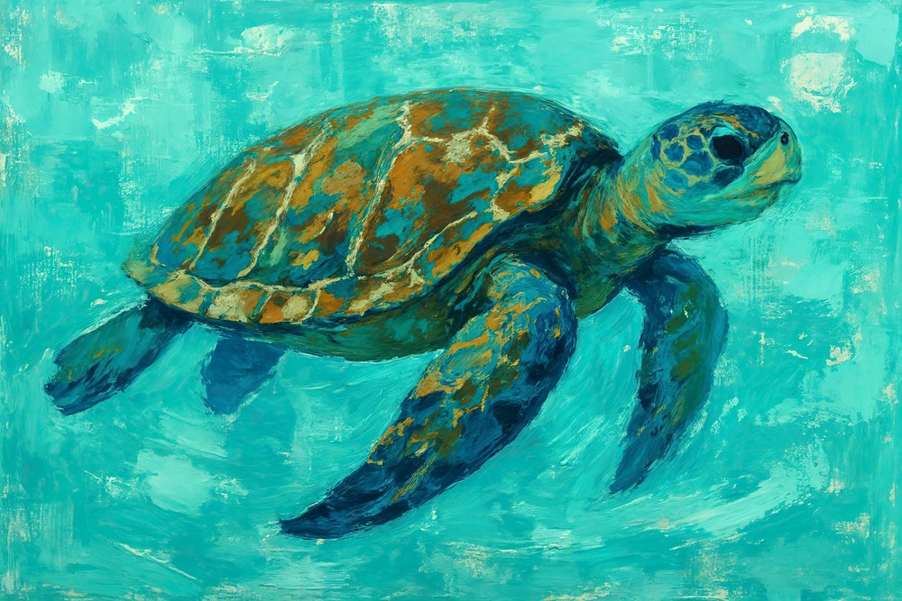 Zwemmen met zeeschildpadden door Natalie Bruns